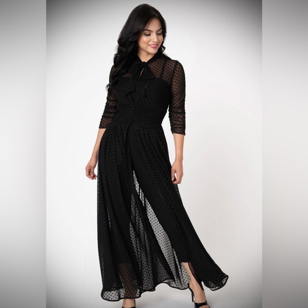 Unique vintage I love Lucy Swiss dot starlet duster medium